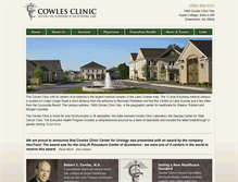 Tablet Screenshot of cowlesclinic.com